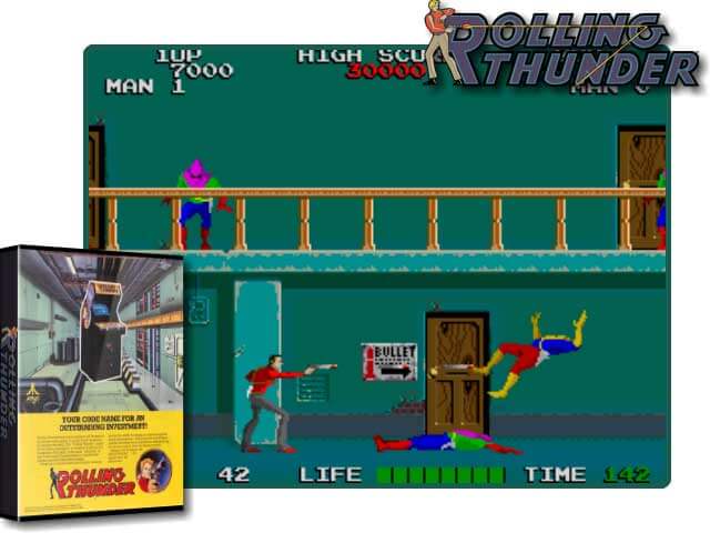 Giochi arcade anni 80 Rolling Thunder