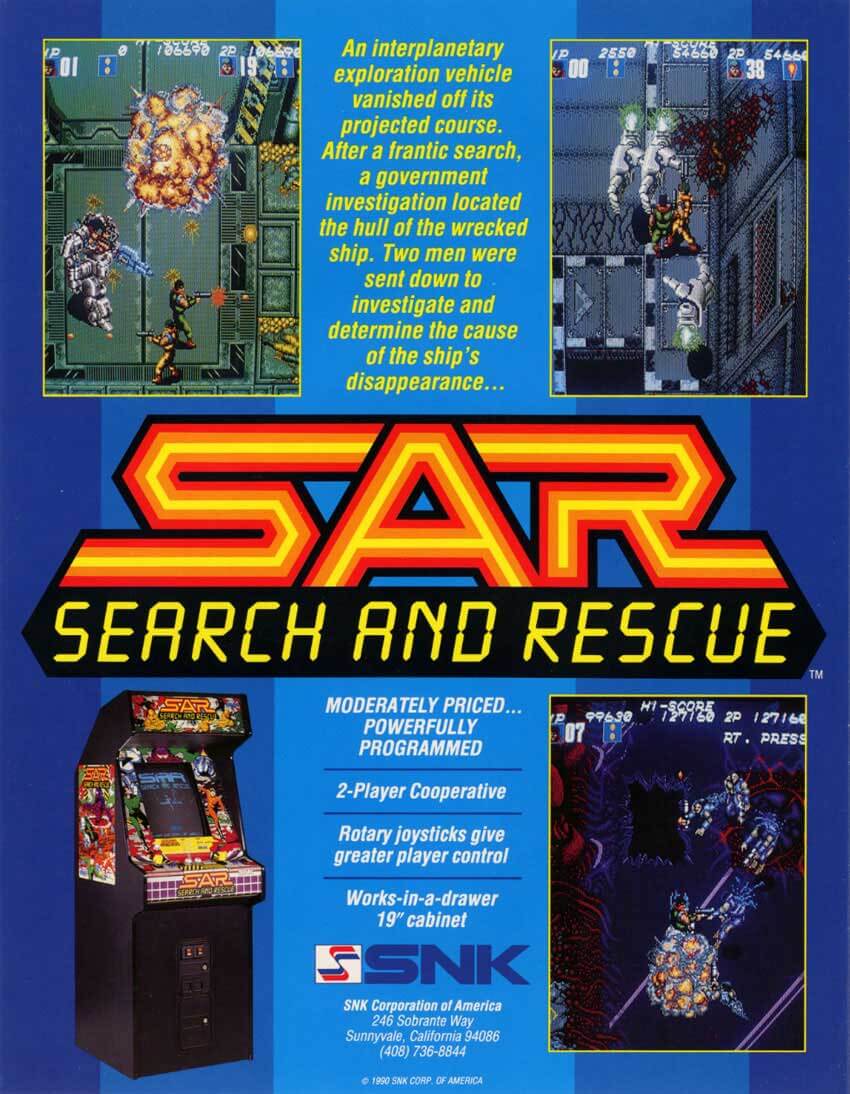 Giochi arcade anni 80 SAR Search And Rescue