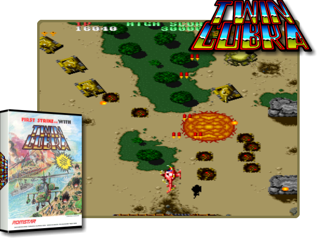 Giochi arcade anni 80 Twin Cobra