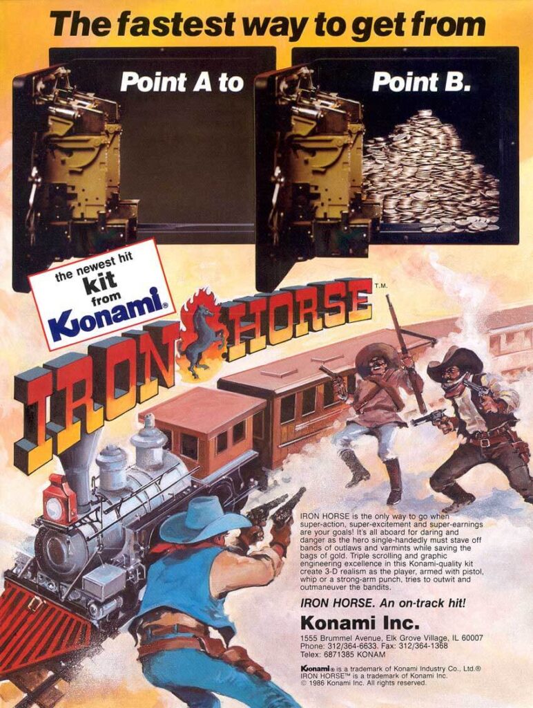 Giochi arcade anni 80 Iron Horse